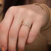 14K Gold Baguette Diamond Ring – Cylena