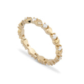 14K Gold Diamond Heart Eternity Ring – Lovaire