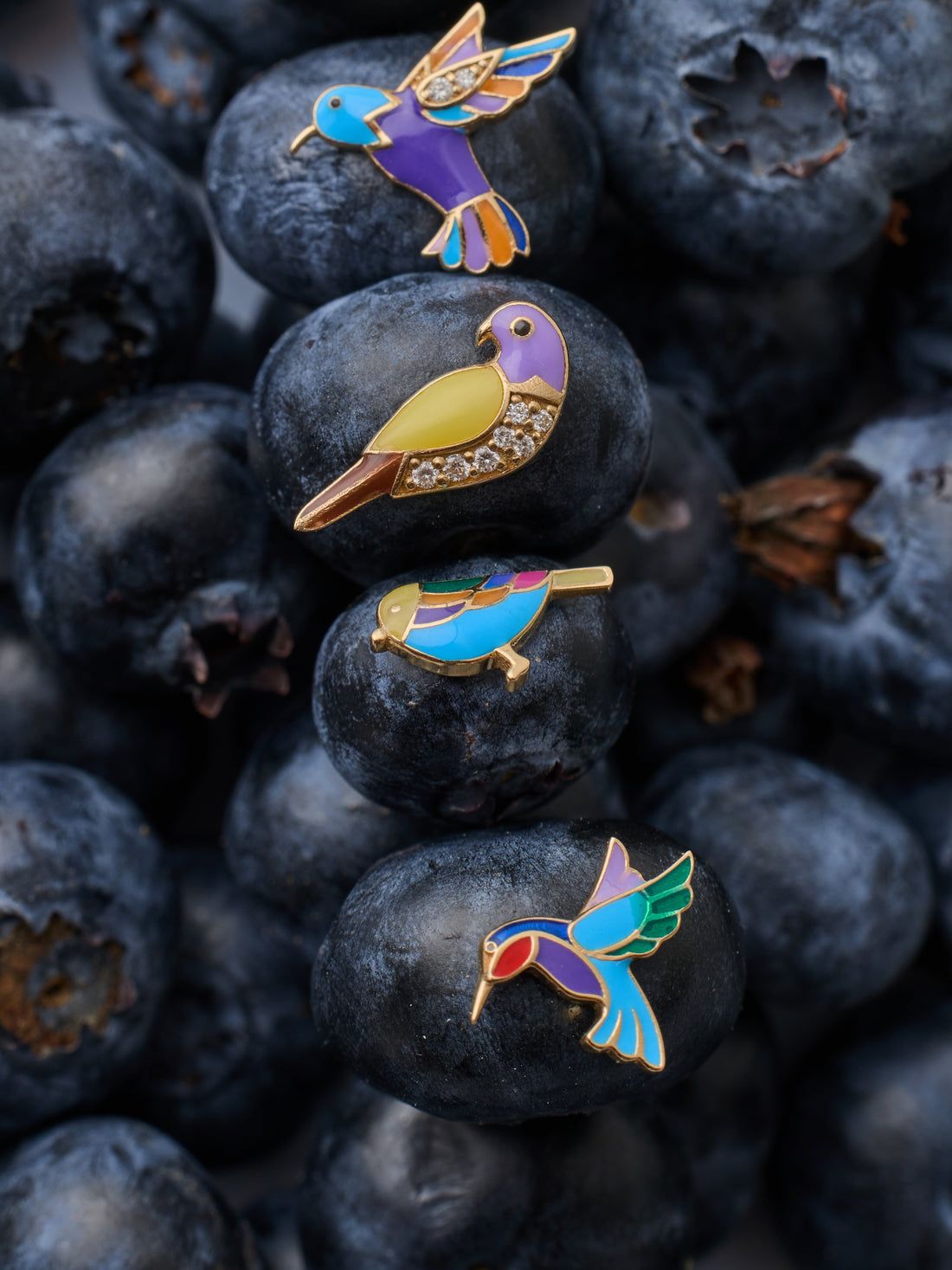 Colorful enamel jewelry by Vera by Eden