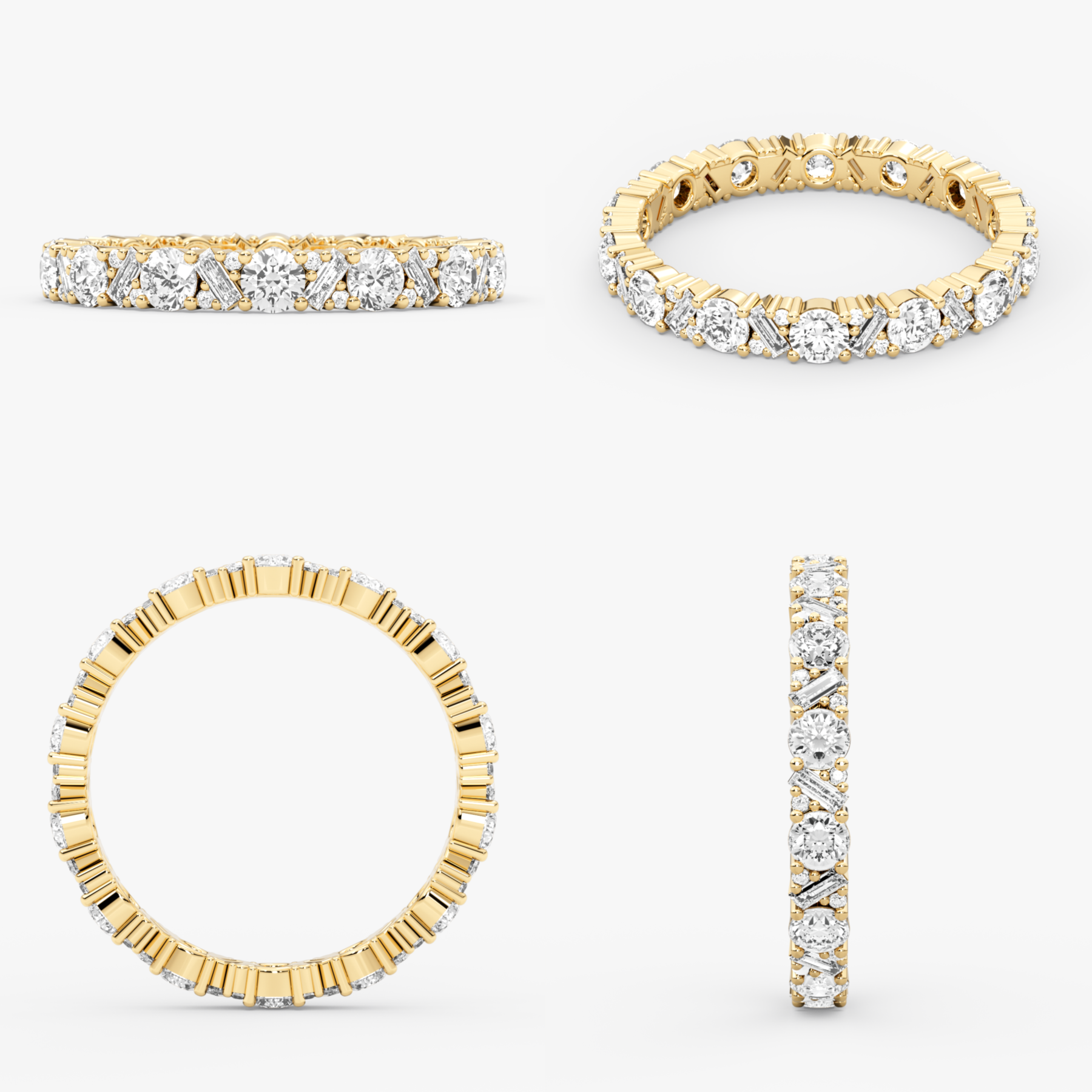 14K Gold Diamond Eternity Ring – Corvyn