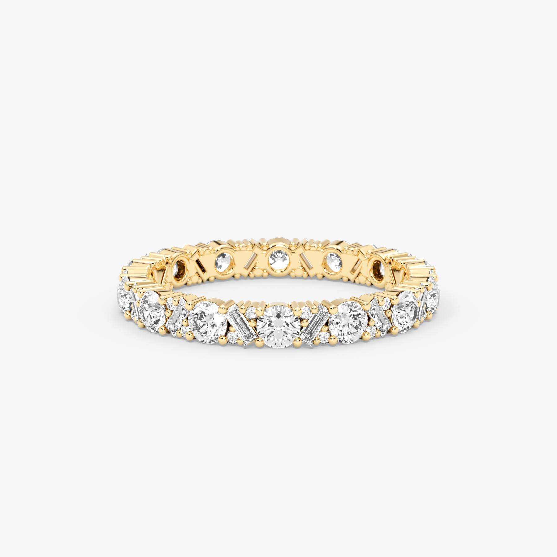 14K Gold Diamond Eternity Ring – Corvyn