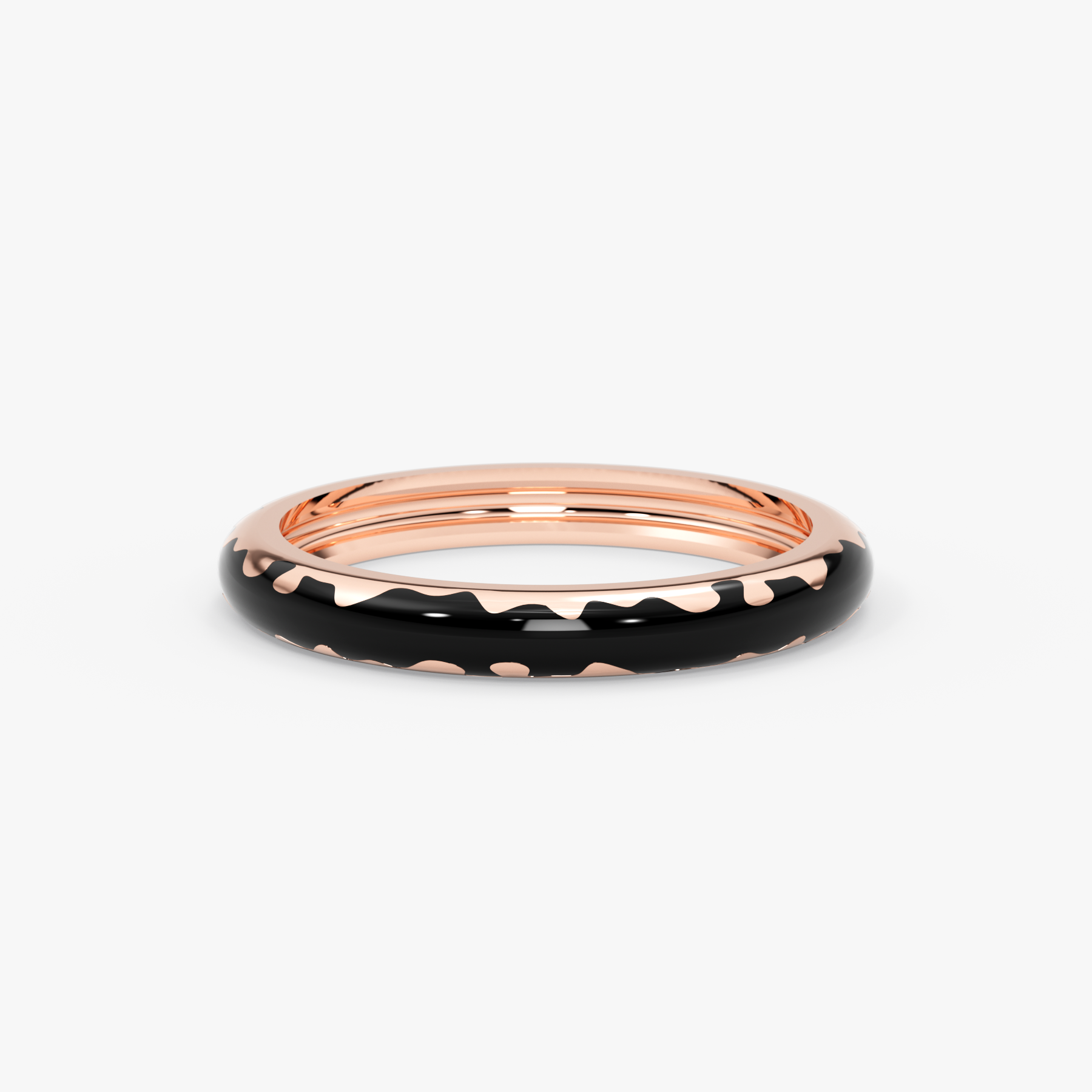 14K Gold Multicolor Enamel Stacking Ring – Soraya
