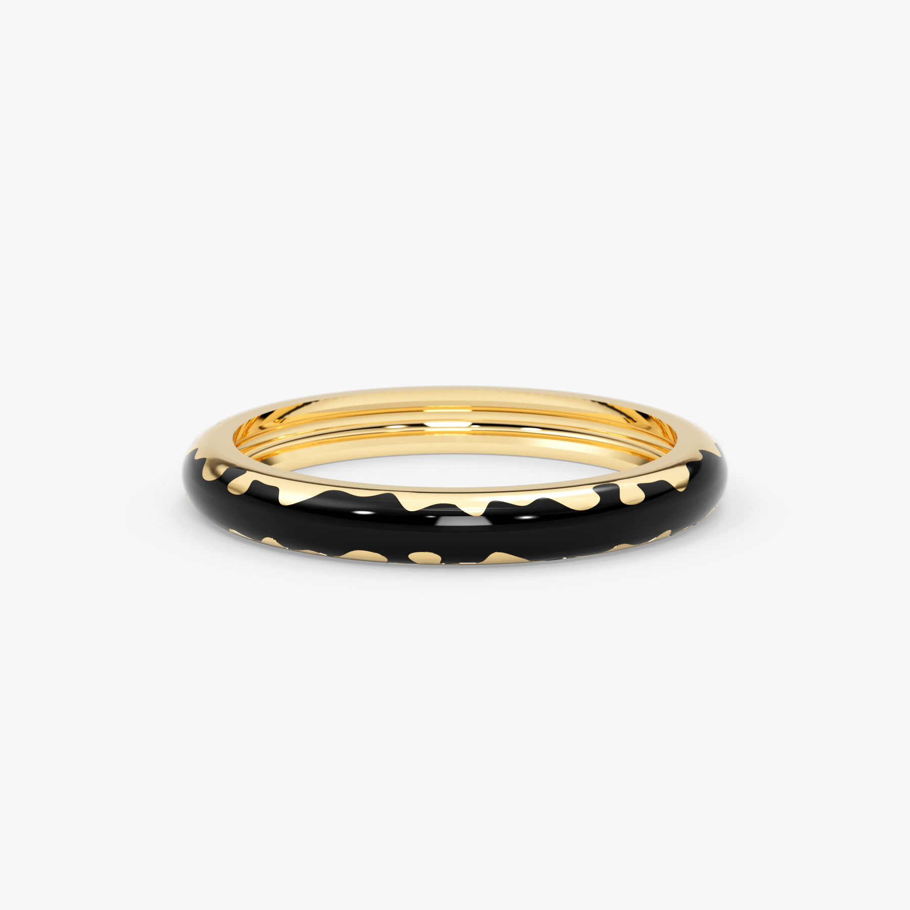 14K Gold Multicolor Enamel Stacking Ring – Soraya