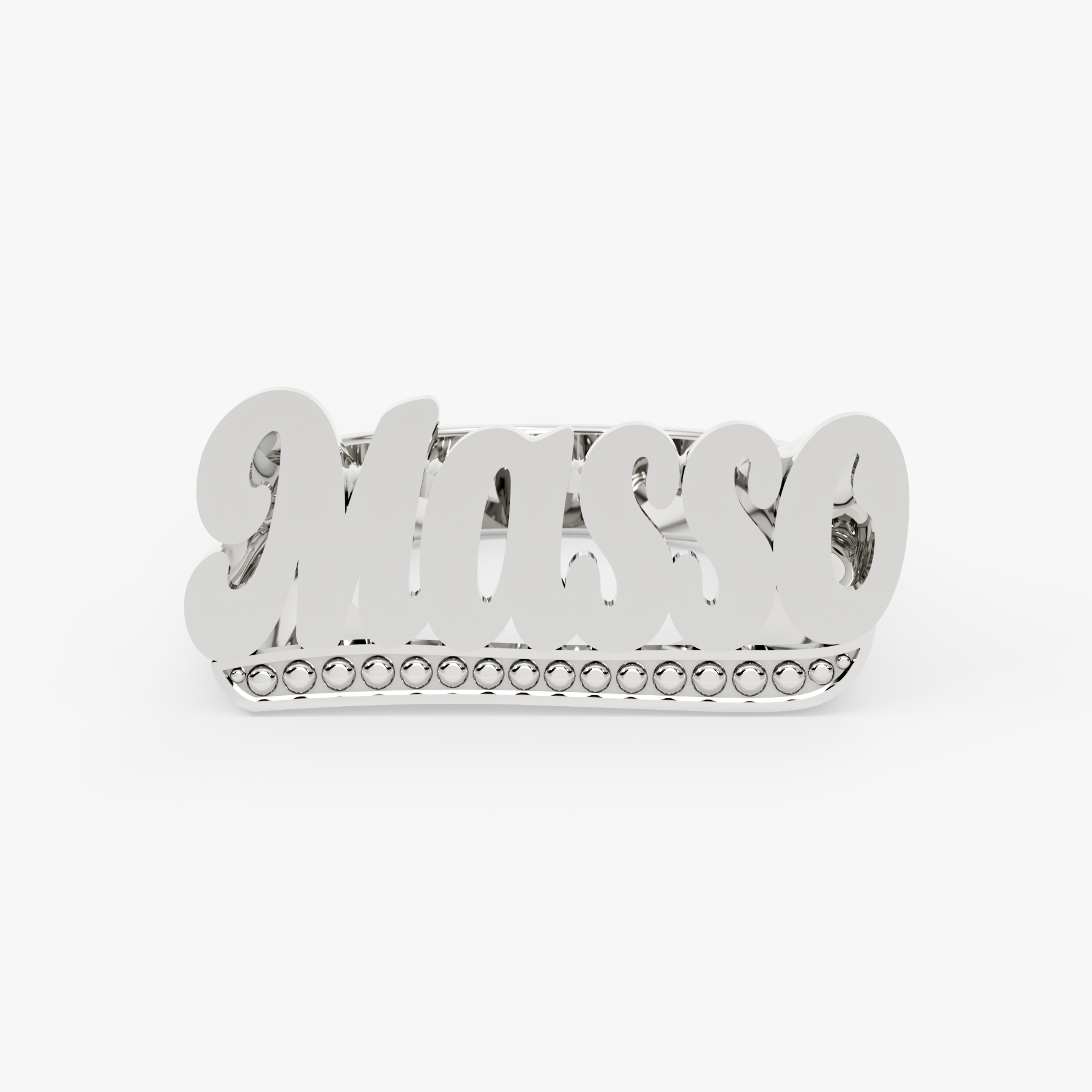 14K Solid Gold Personalized Name Ring for Men – Coralie