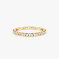 14K Gold Diamond Eternity Ring – Elvane