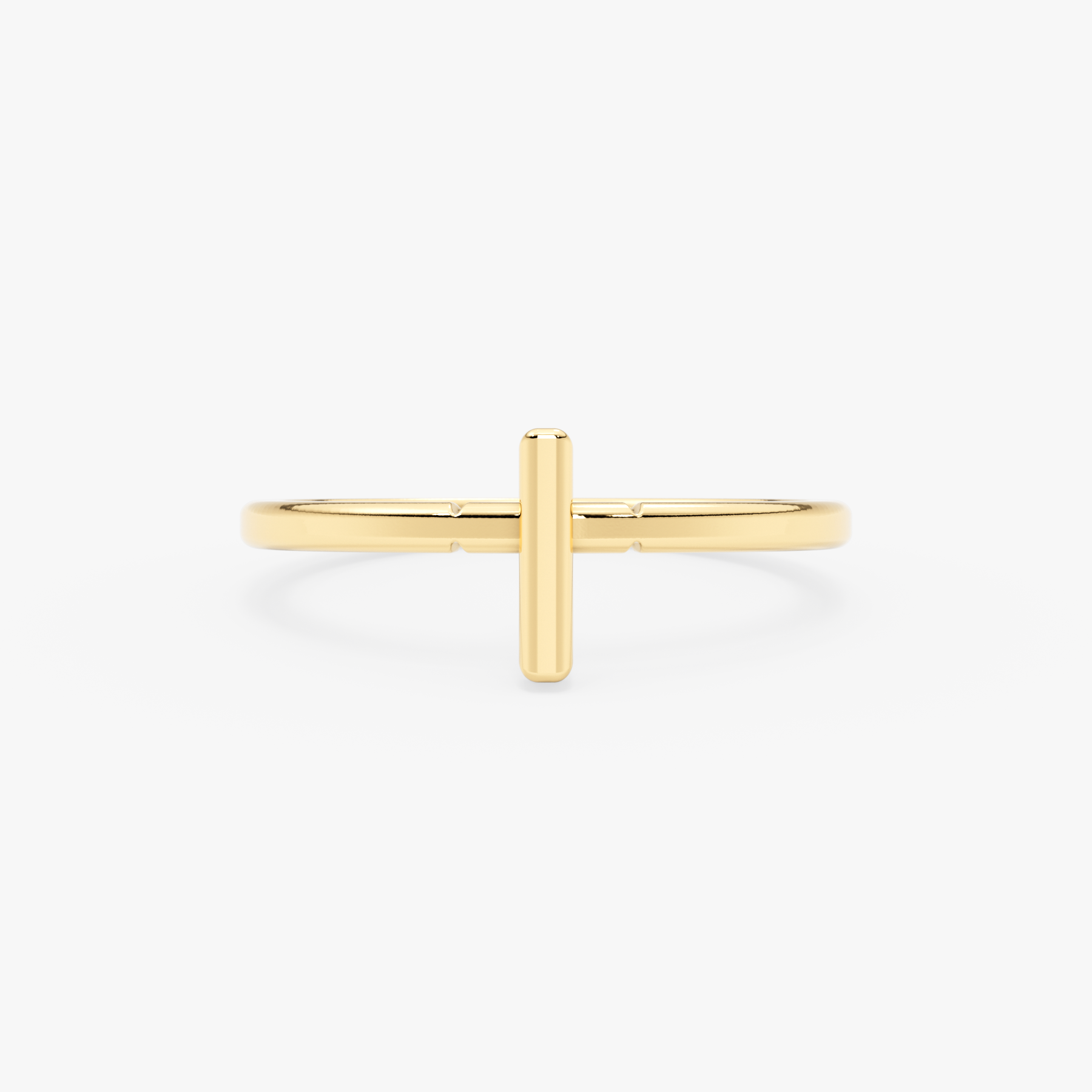 14 Ayar Altın Haç Yüzük/ Altın Haç Minimalist Yüzük Hediyesi/ Altın Zarif Haç Yüzükler/ Kadına Doğum Günü Hediyesi/ Anneler Günü Hediyesi