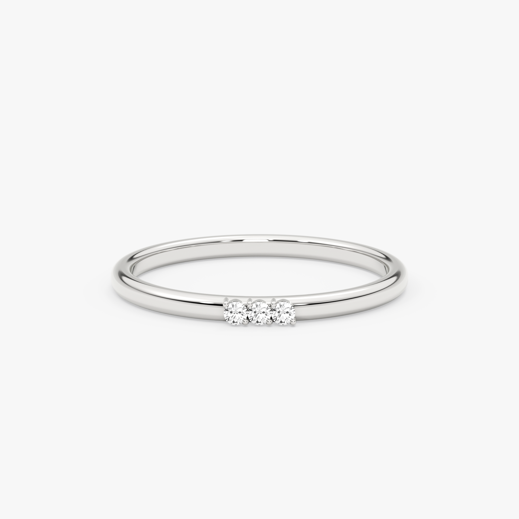 14K Gold Diamond Trio Ring – Arlisse