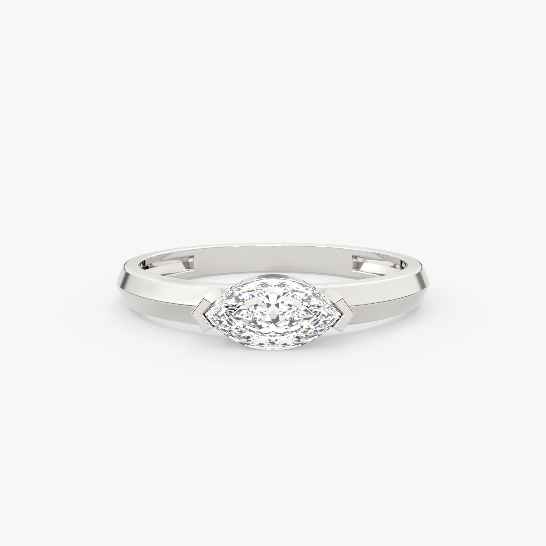 Marquise Lab Grown Diamond Engagement Ring – Lythe