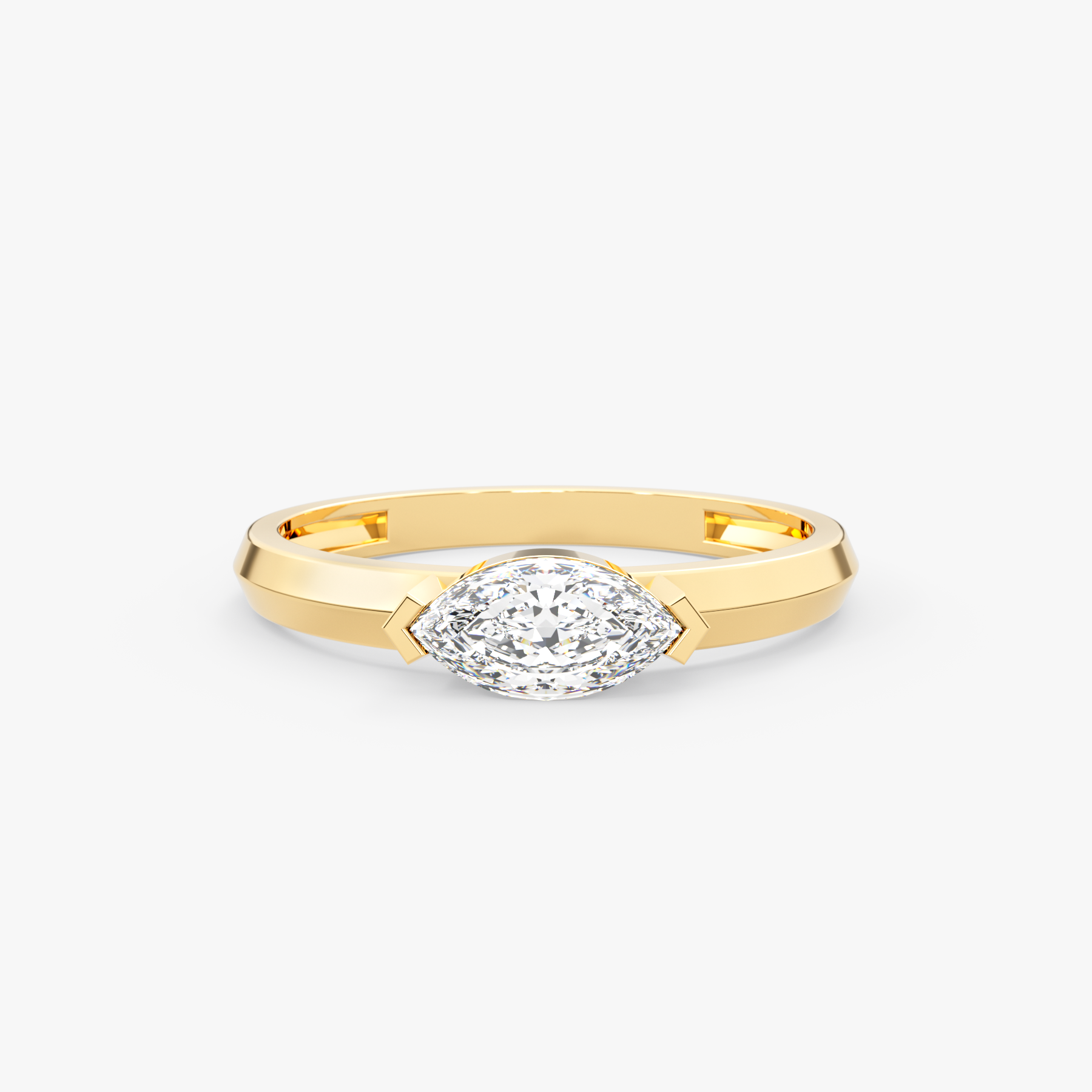 Marquise Lab Grown Diamond Engagement Ring – Lythe
