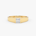 Princess Cut Lab Grown Diamond Square Ring – Viren