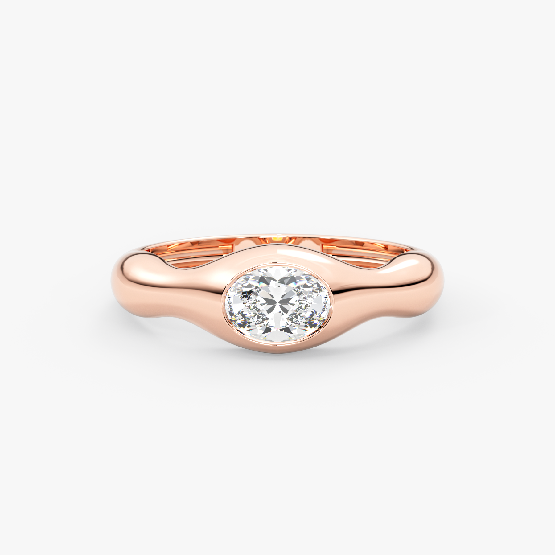 Oval Lab Grown Diamond Ring – Zirae