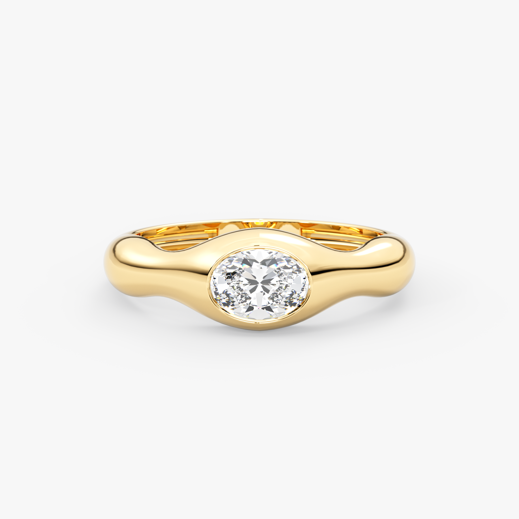 Oval Lab Grown Diamond Ring – Zirae