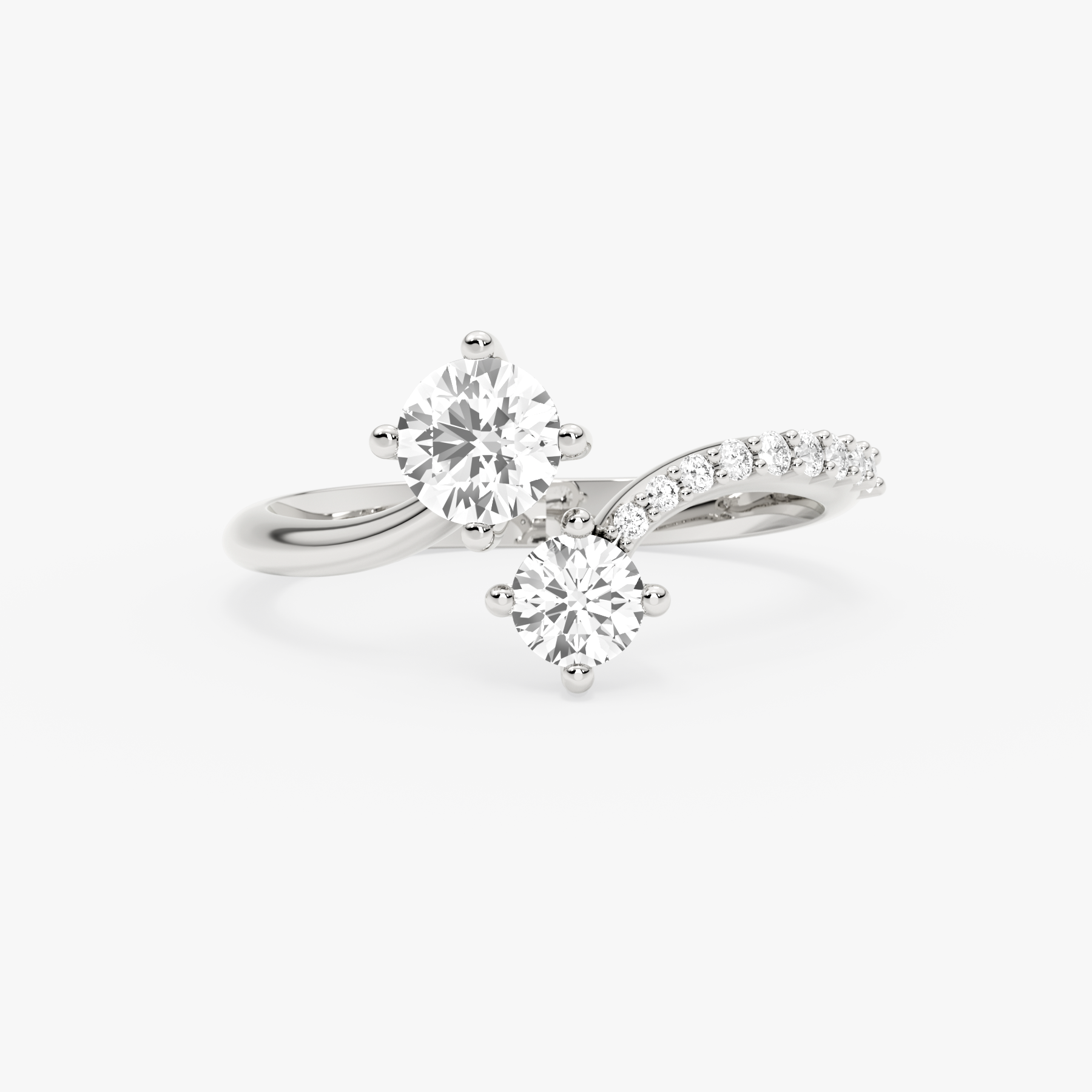 Lab Grown Diamond Coil Ring – Aroxi