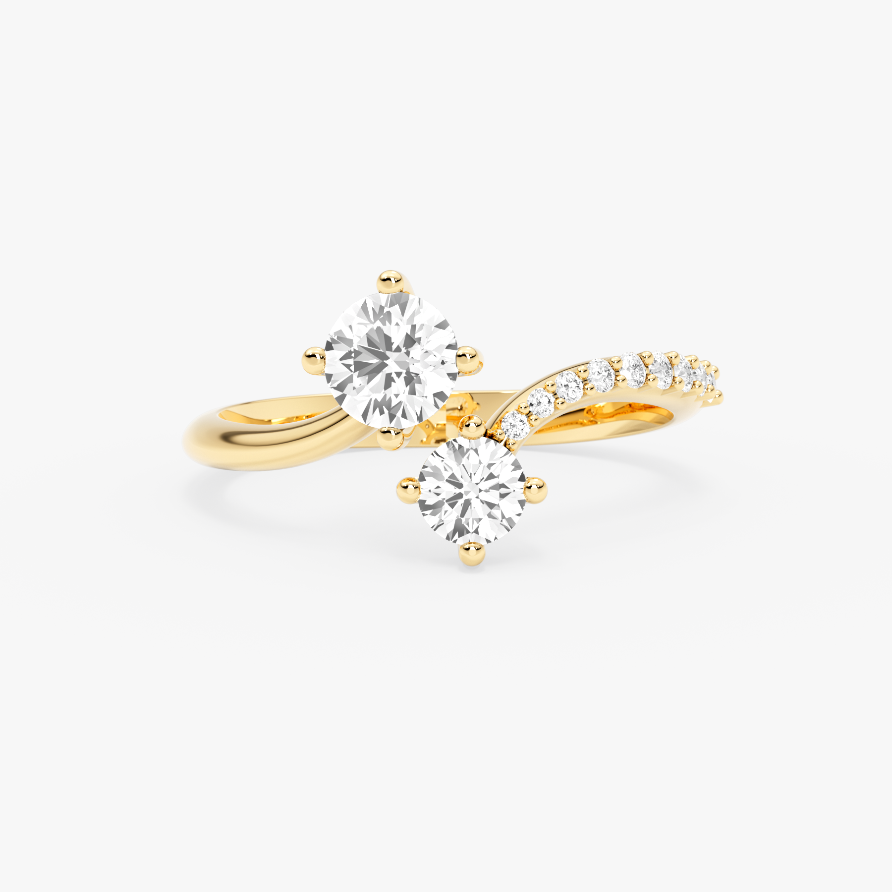 Lab Grown Diamond Coil Ring – Aroxi