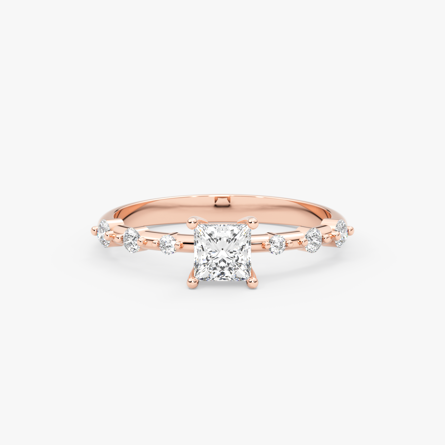 Princess Cut Lab Grown Diamond Ring – Zivar