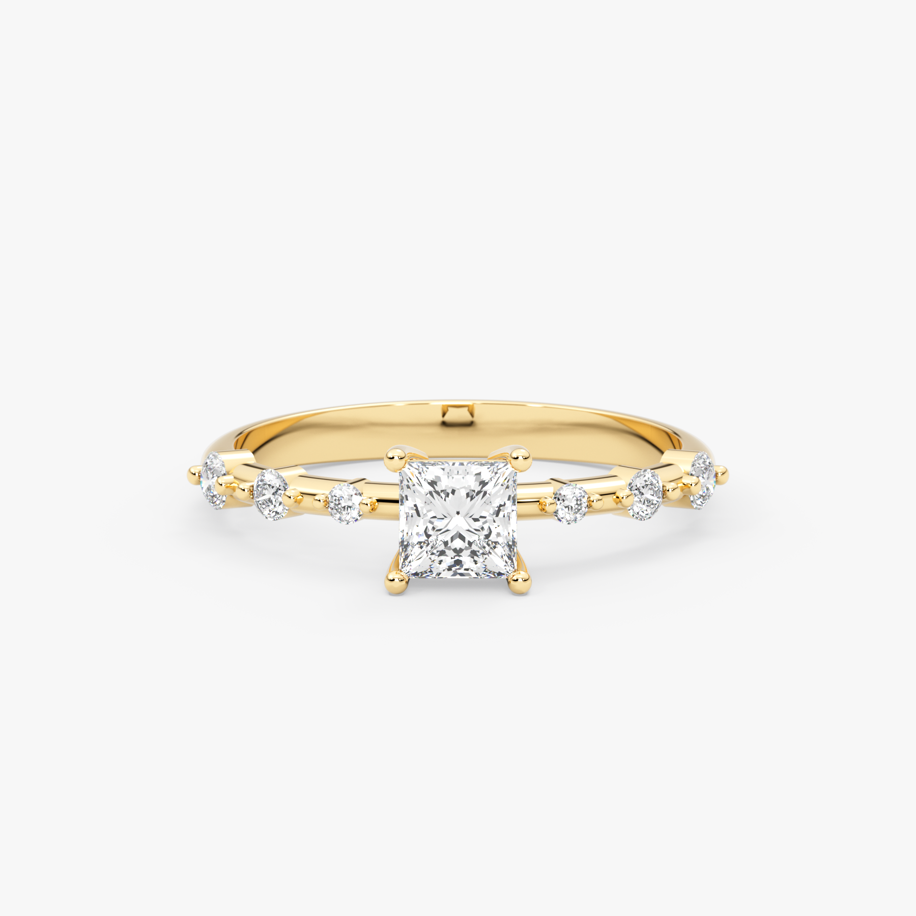 Princess Cut Lab Grown Diamond Ring – Zivar