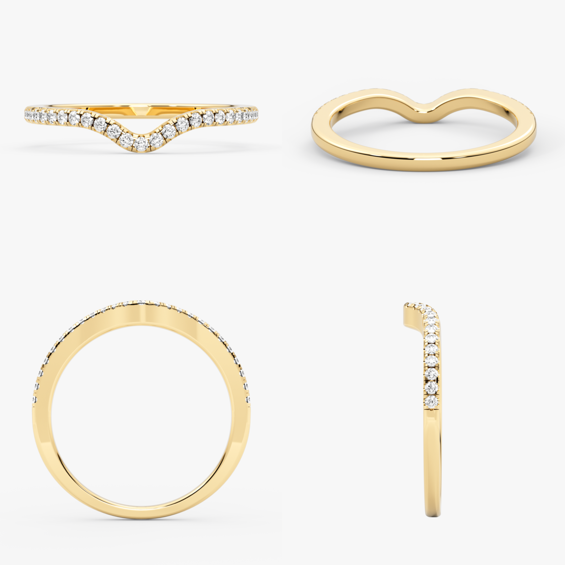 Lab Grown Diamond Nesting Band – Rynel