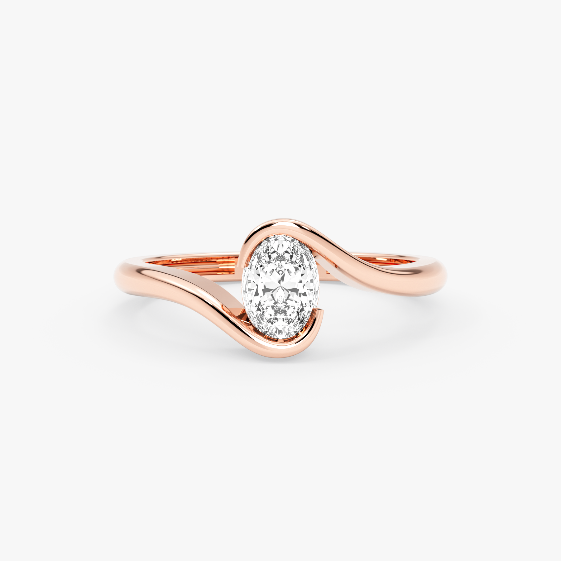Oval Lab Grown Diamond Engagement Ring – Kairn