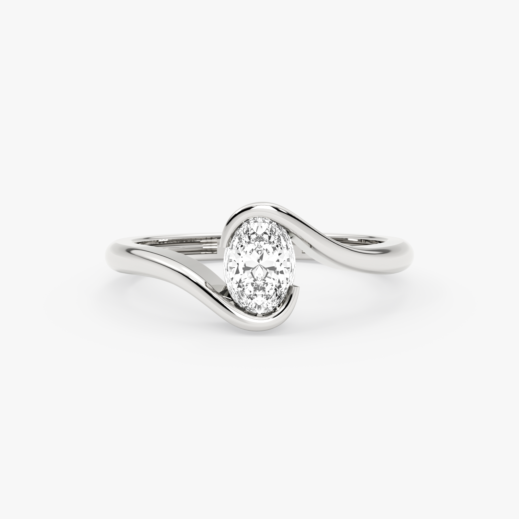 Oval Lab Grown Diamond Engagement Ring – Kairn
