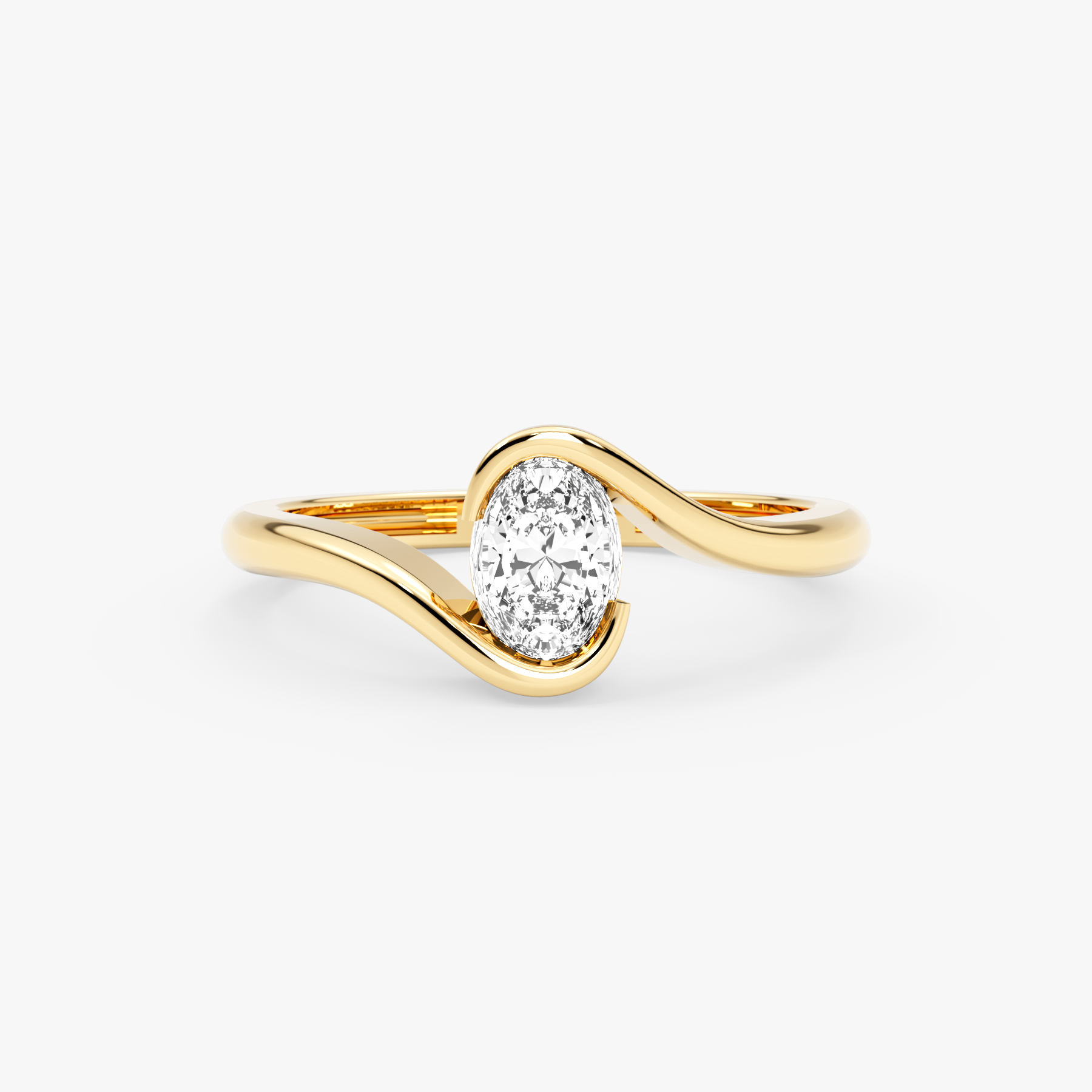 Oval Lab Grown Diamond Engagement Ring – Kairn