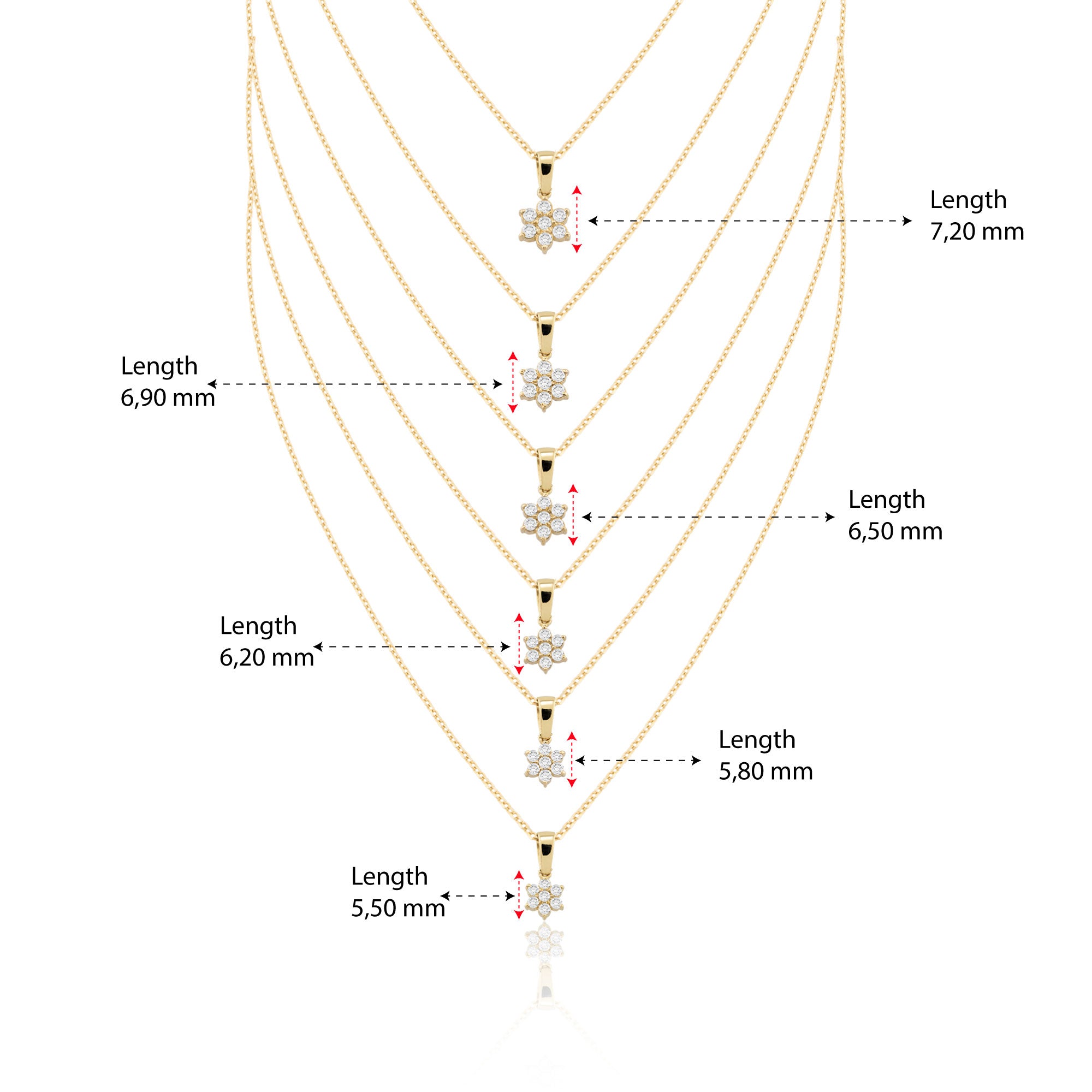 14K Gold Diamond Flower Necklace – Bloom