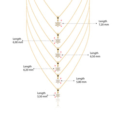 14K Gold Diamond Flower Necklace – Bloom