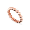 14K Gold Dainty Beaded Ball Ring for Women – Rivaya