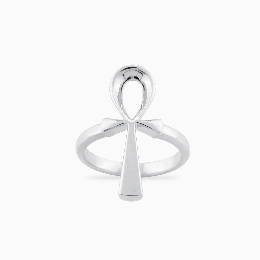 14K Gold Ankh Ring, Egyptian Symbol of Life – Neriah
