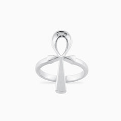 14 Ayar Altın Ankh Yüzük/ Mısır Sembolü Yaşam Yüzüğü/ Kadınlar İçin Benzersiz Ankh Takısı/ Katı Altın Ankh Yüzük/ Gösterişli Altın Yüzük/ Kadınlar İçin Hediye