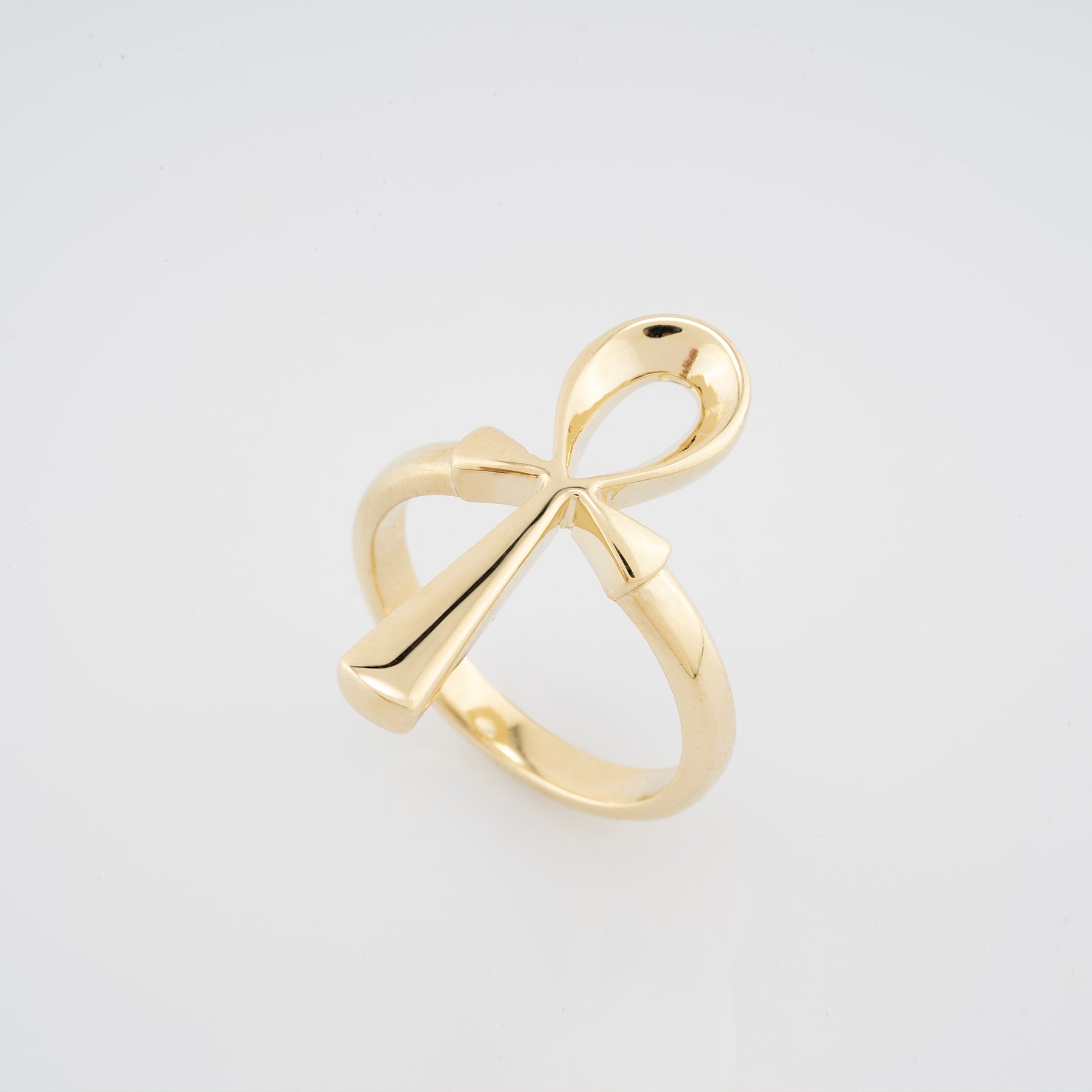 14K Gold Ankh Ring, Egyptian Symbol of Life – Neriah