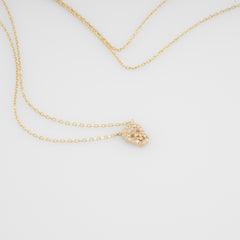 14 Ayar Altın Pırlanta Kafatası Kolye – Requiem 