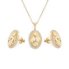 14 Ayar Altın Meryem Ana Kolyesi – Sancta 