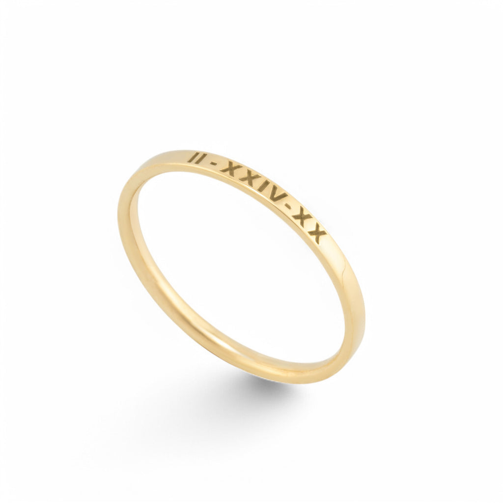 14K Gold Classic Wedding Band Set for Couples – Sienna