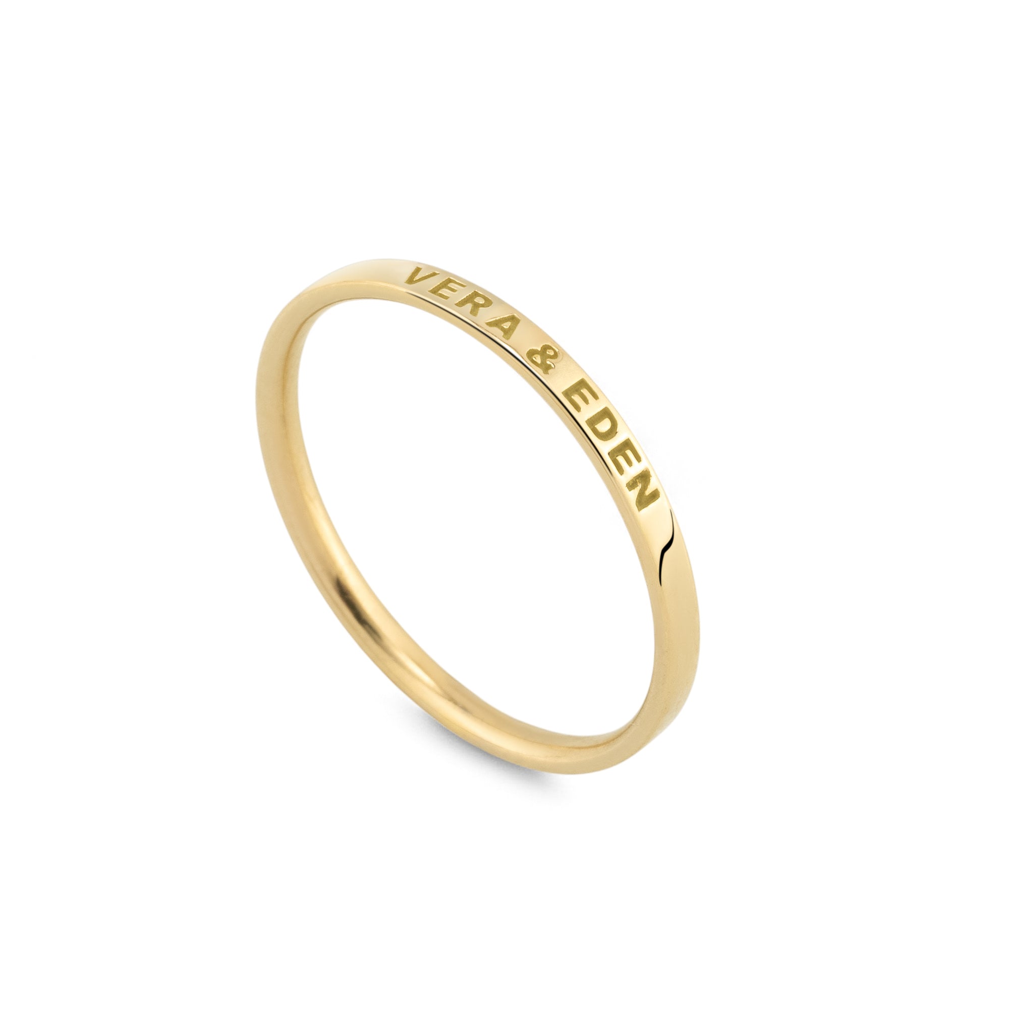 14K Gold Wedding Bands/ Men's Gold Wedding Band/ Women's Gold Wedding Band/ His and Hers Bands/ Gift for Her/ Gift for Him/ Custom Gold Ring