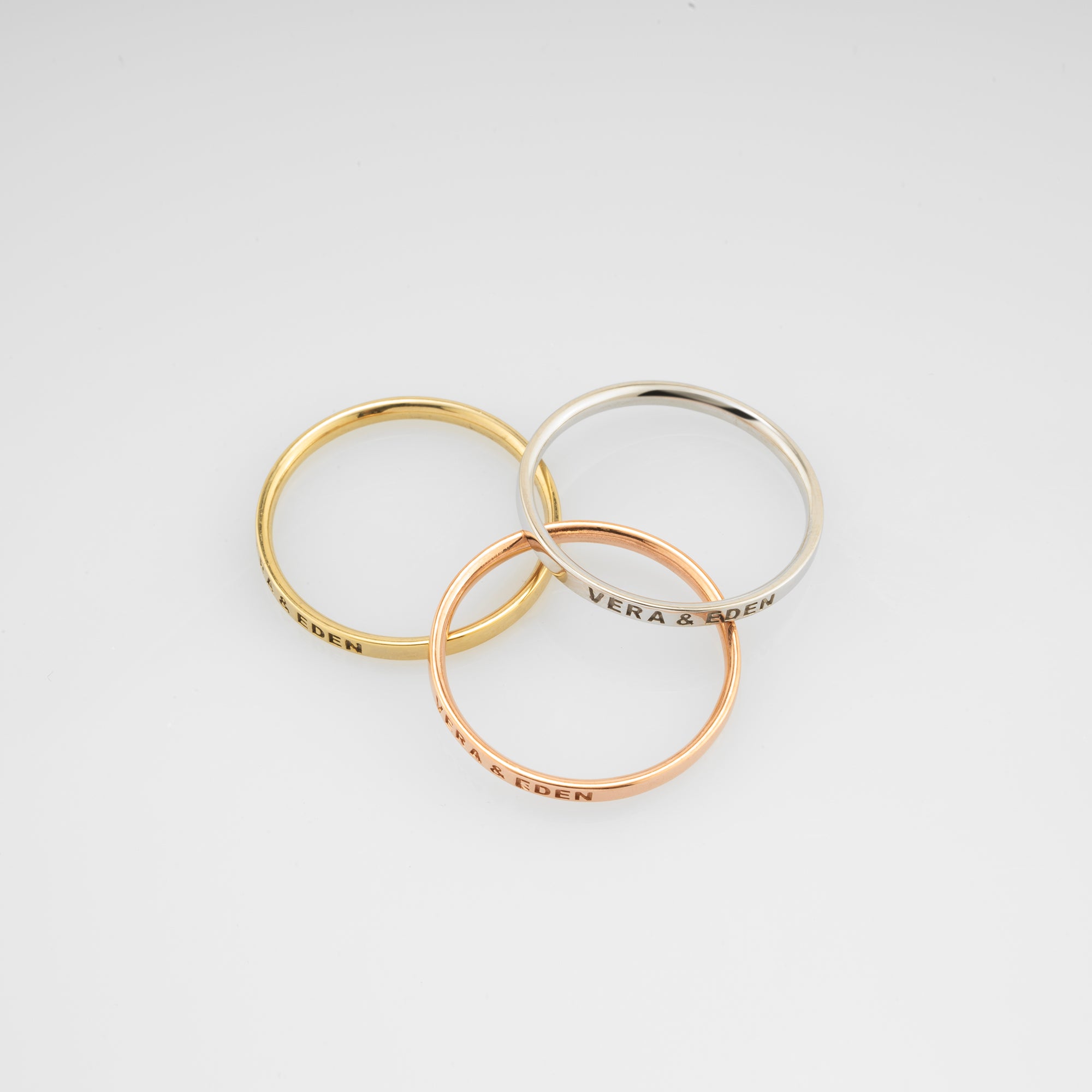 14K Gold Wedding Bands/ Men's Gold Wedding Band/ Women's Gold Wedding Band/ His and Hers Bands/ Gift for Her/ Gift for Him/ Custom Gold Ring