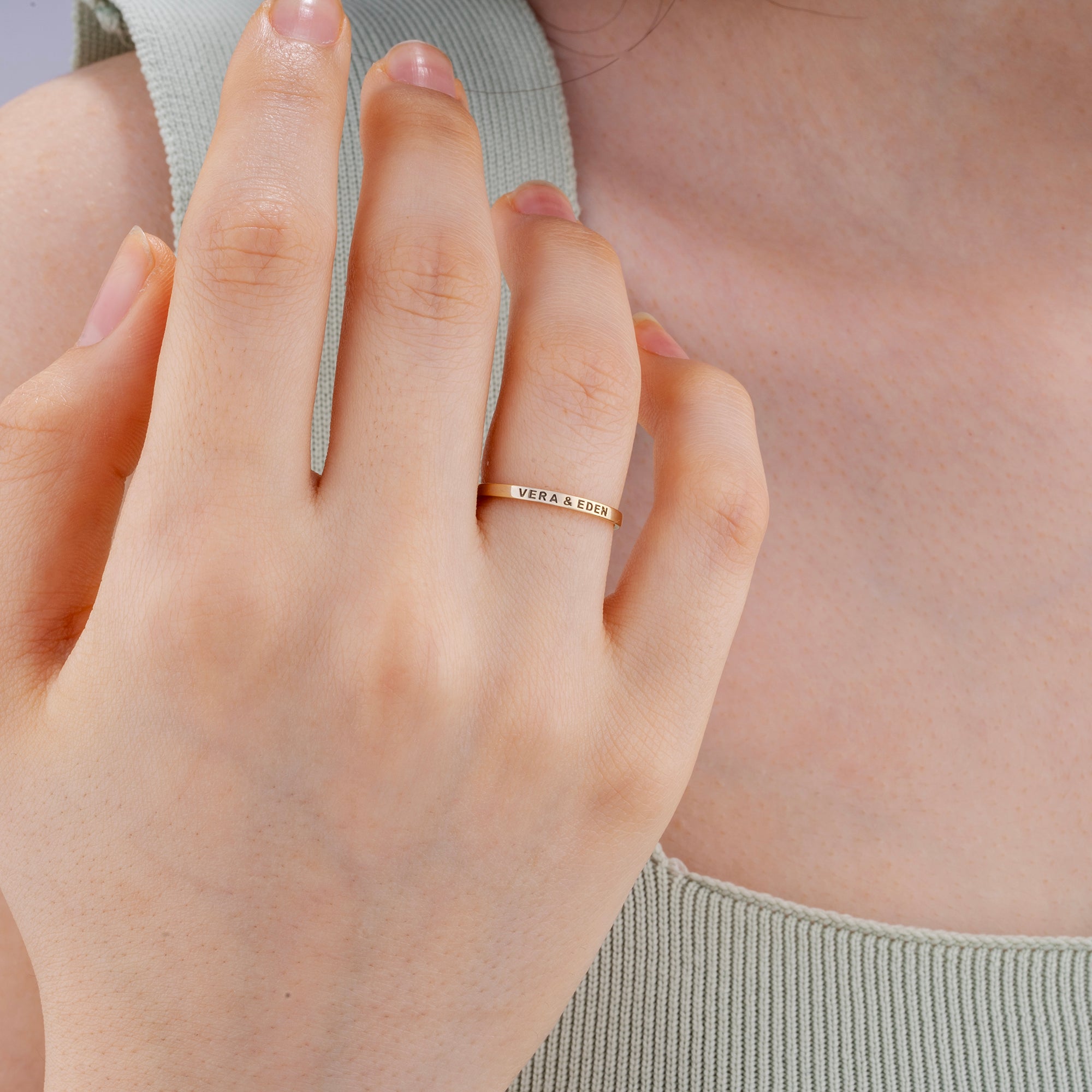 14K Gold Wedding Bands/ Men's Gold Wedding Band/ Women's Gold Wedding Band/ His and Hers Bands/ Gift for Her/ Gift for Him/ Custom Gold Ring