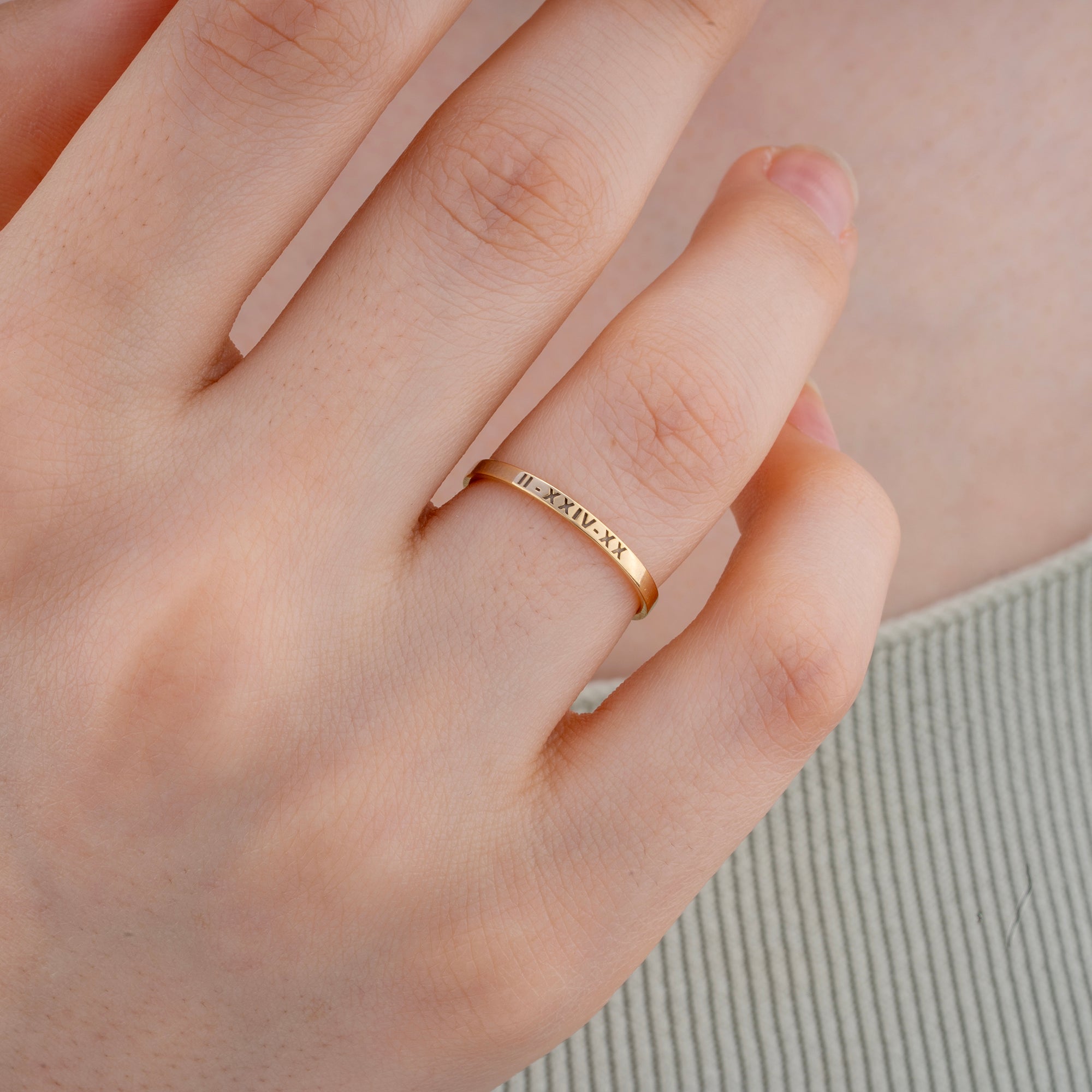 14K Gold Classic Wedding Band Set for Couples – Sienna