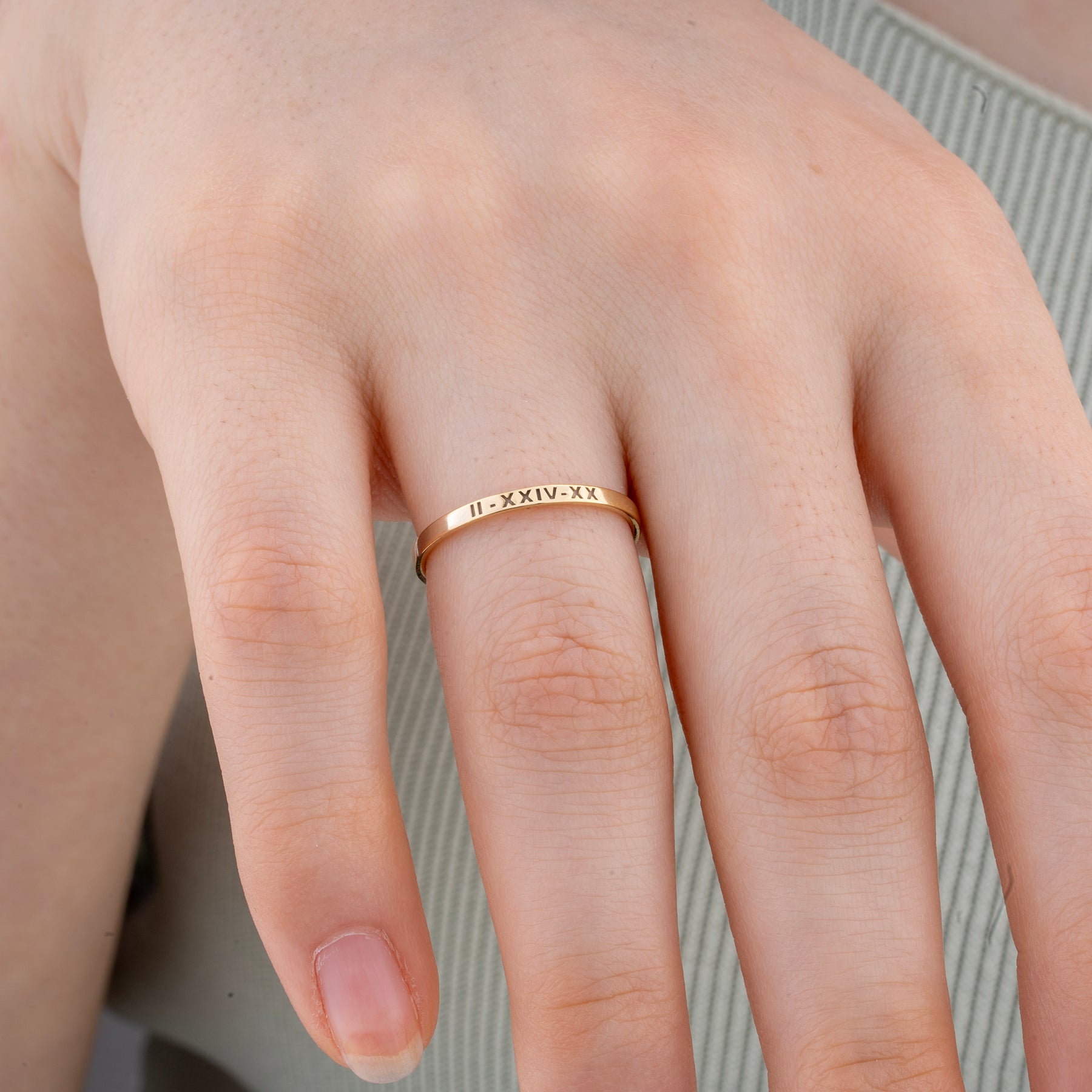 14K Gold Classic Wedding Band Set for Couples – Sienna