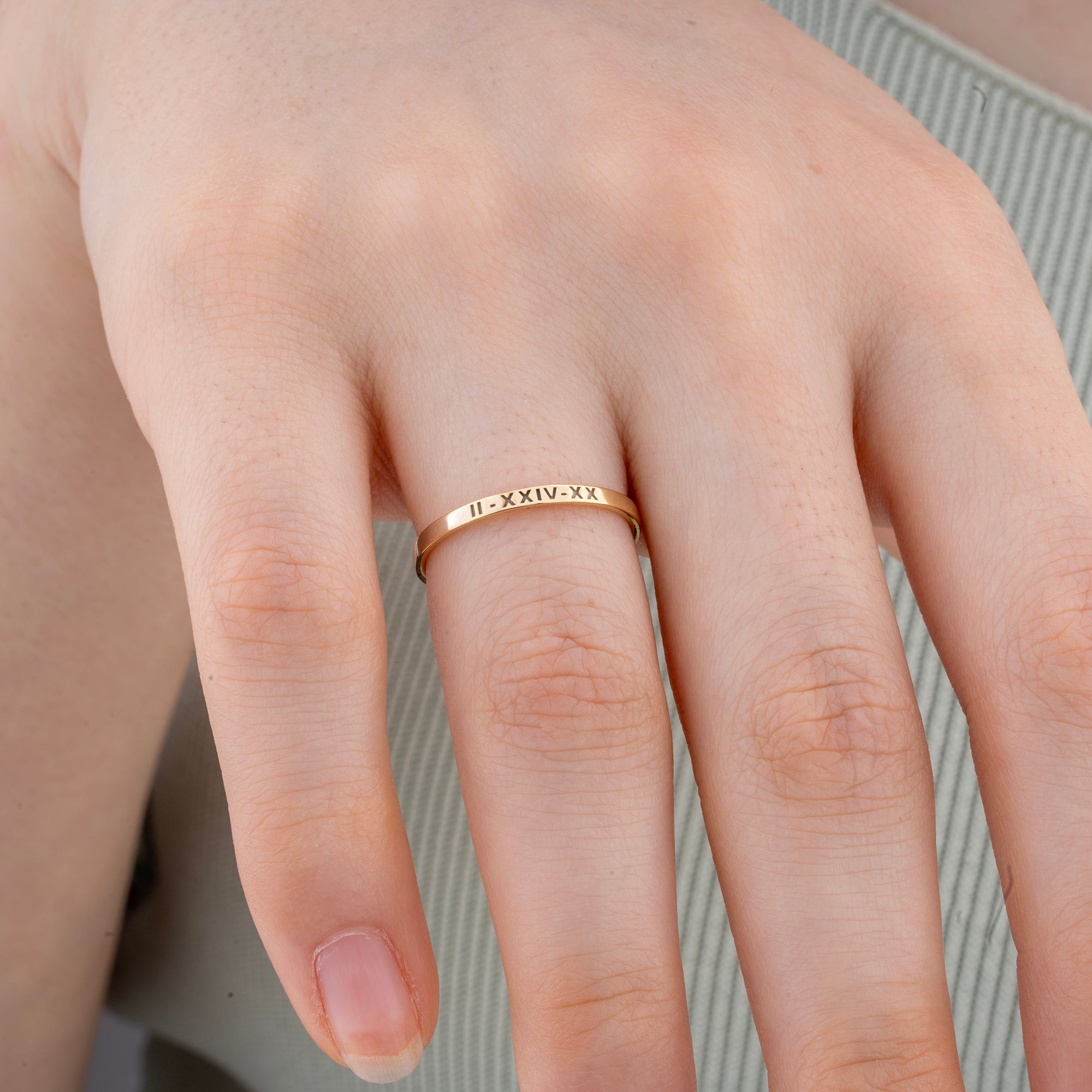 14K Gold Classic Wedding Band Set for Couples – Sienna