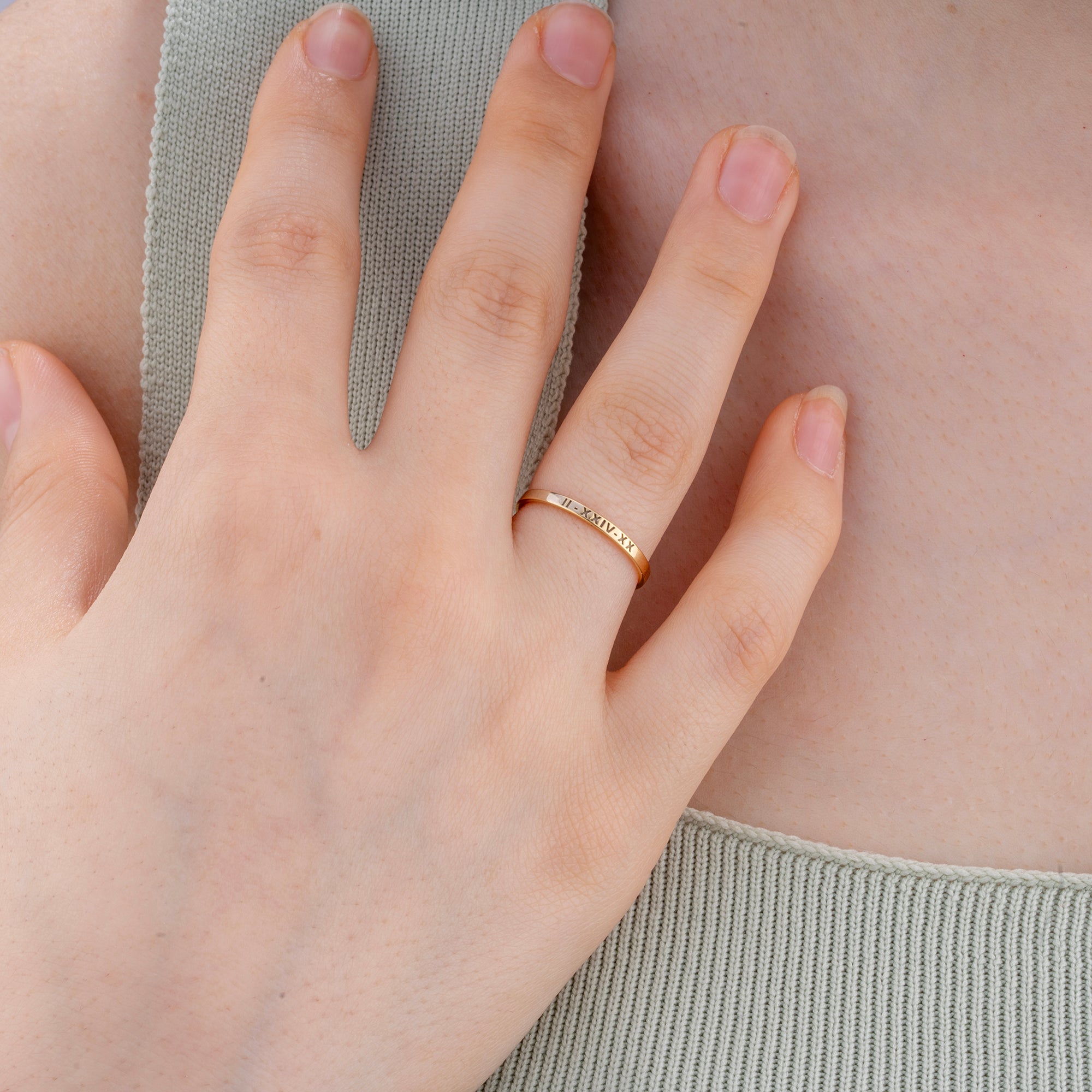 14K Gold Classic Wedding Band Set for Couples – Sienna