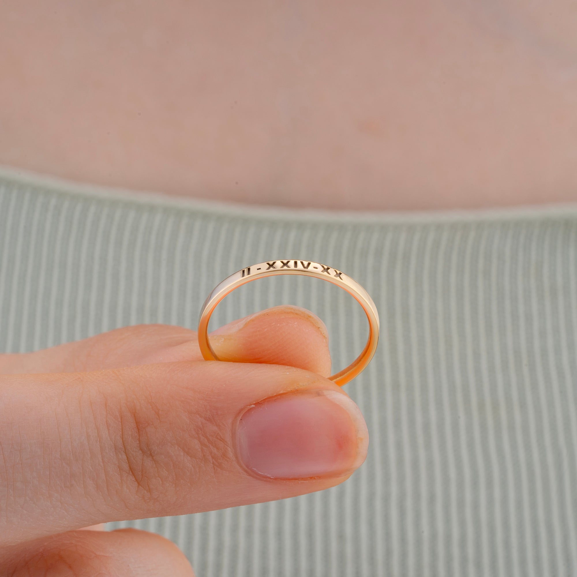 14K Gold Classic Wedding Band Set for Couples – Sienna