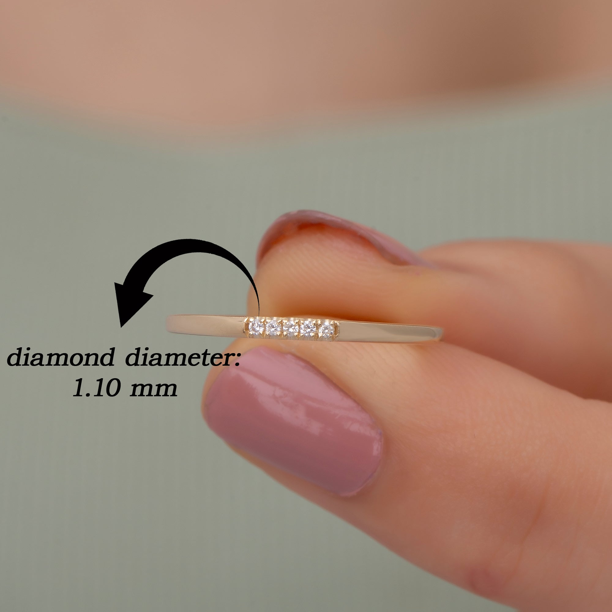 14K Gold Stackable Diamond Ring Set – Evara