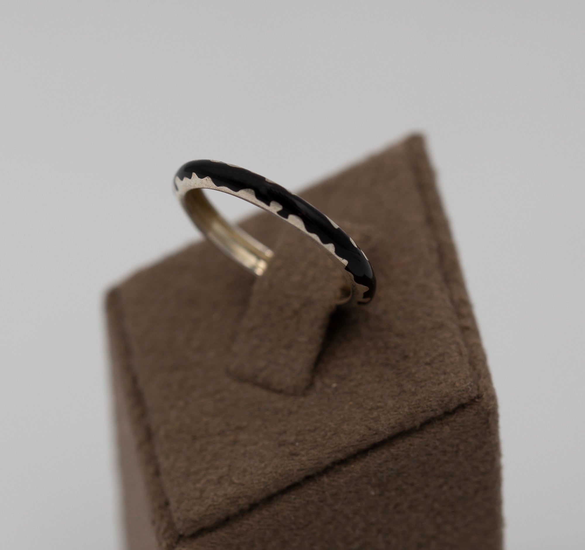 14K Gold Multicolor Enamel Stacking Ring – Soraya