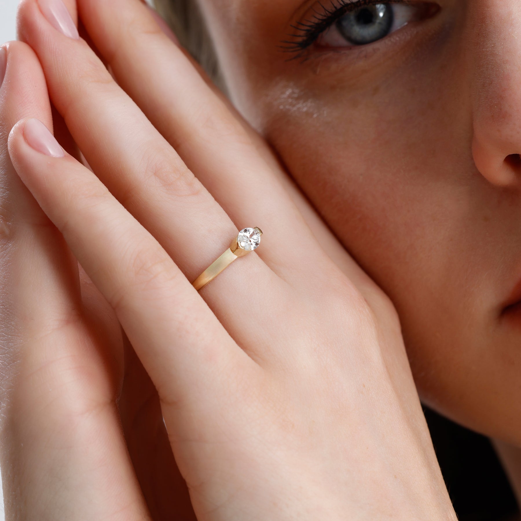 Marquise Lab Grown Diamond Engagement Ring – Lythe