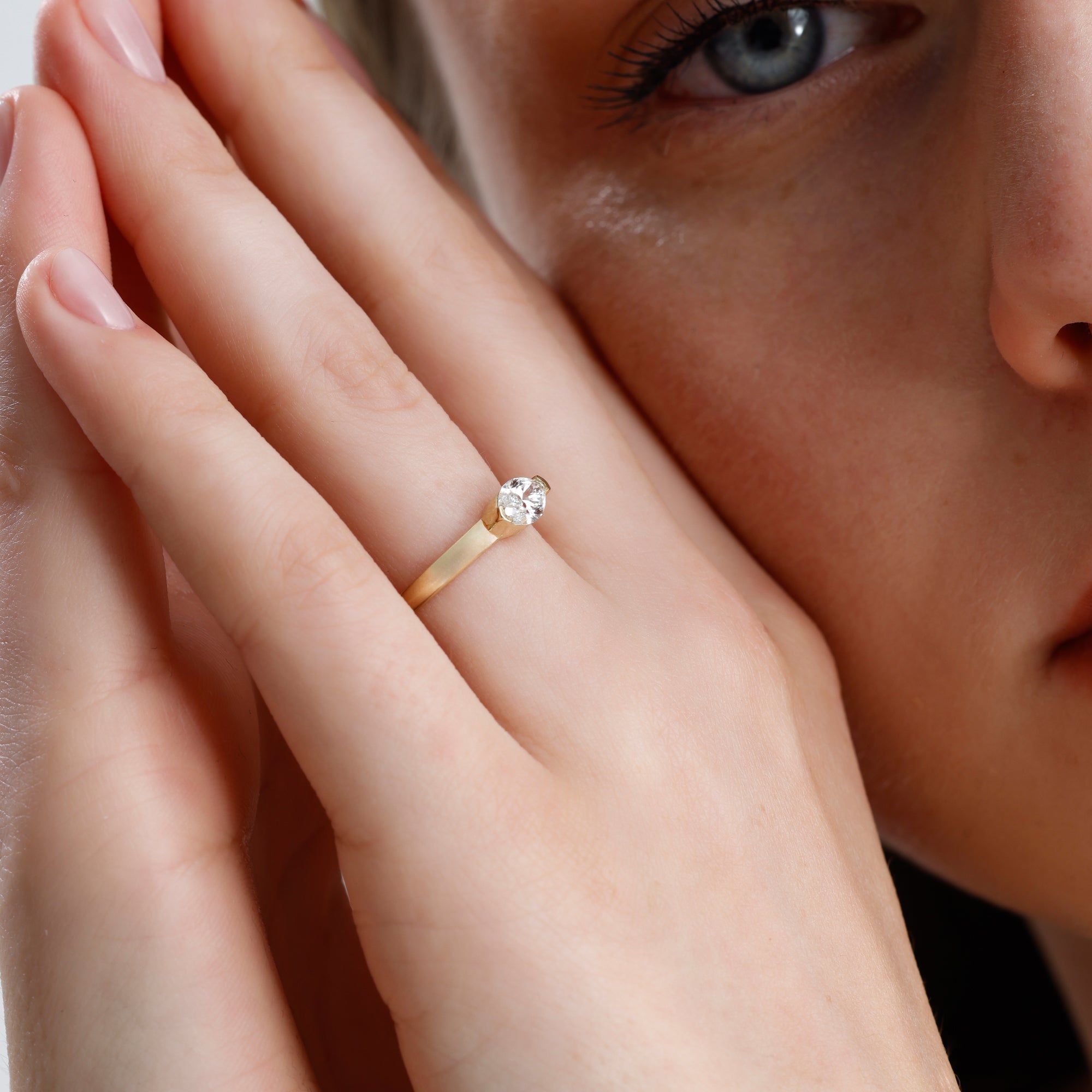 Marquise Lab Grown Diamond Engagement Ring – Lythe