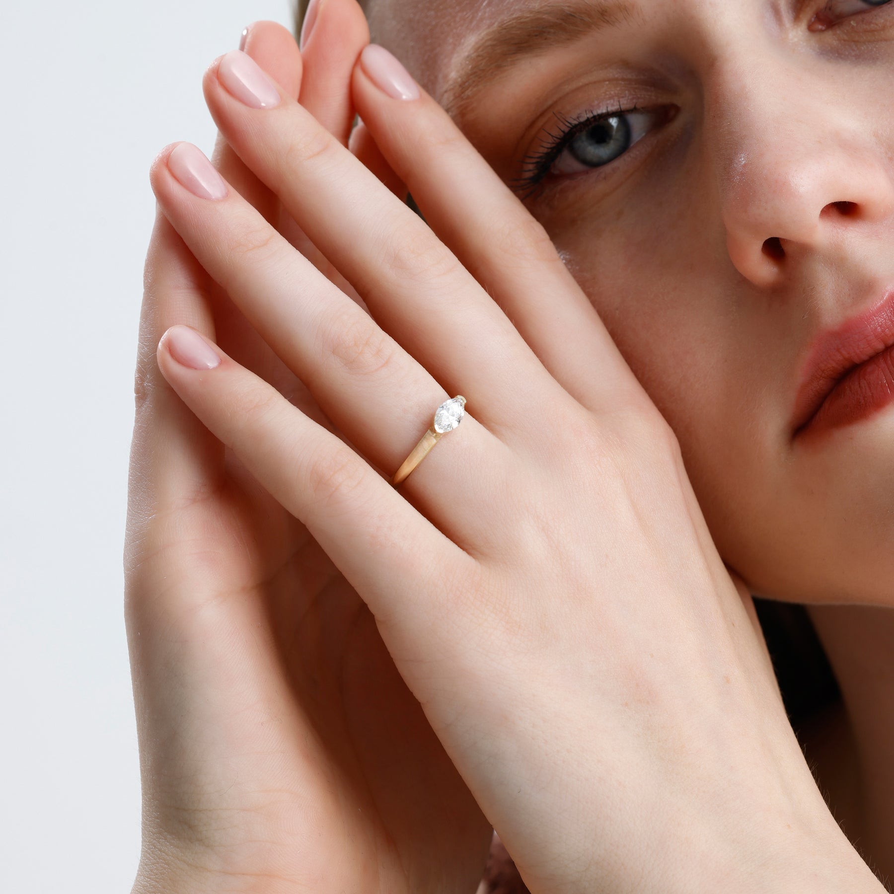 Marquise Lab Grown Diamond Engagement Ring – Lythe