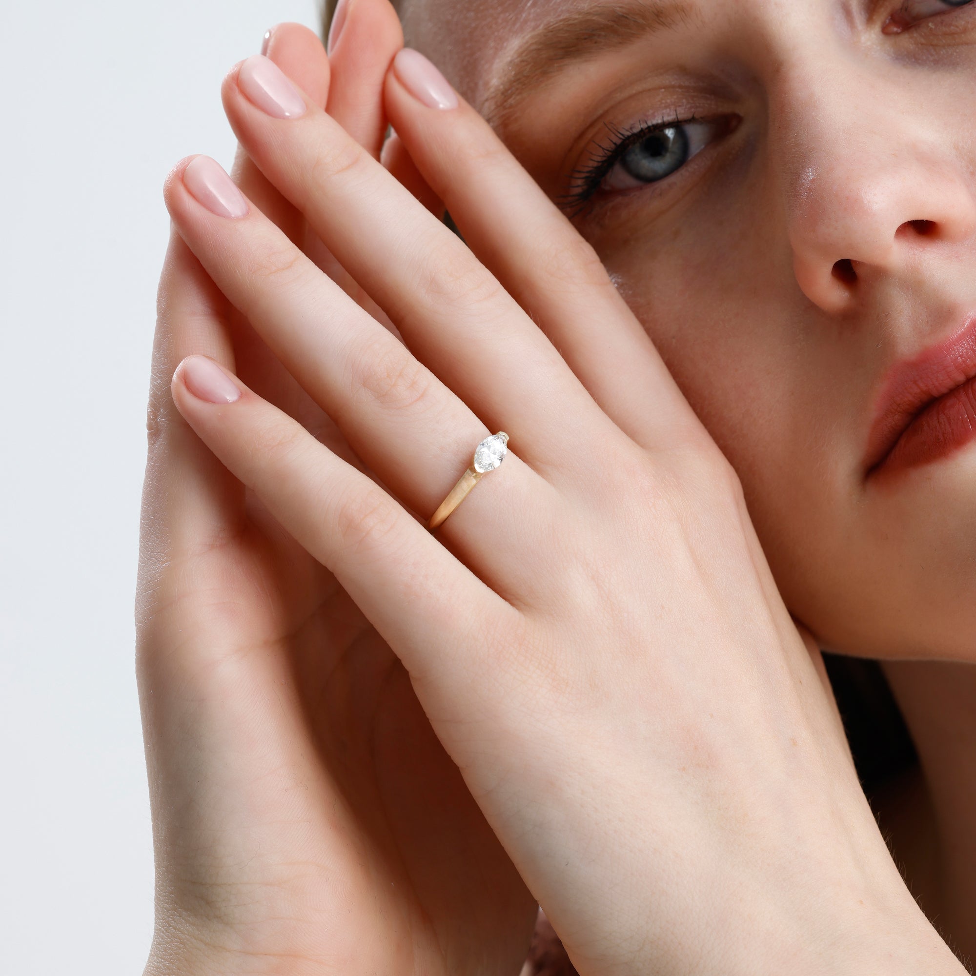 Marquise Lab Grown Diamond Engagement Ring – Lythe