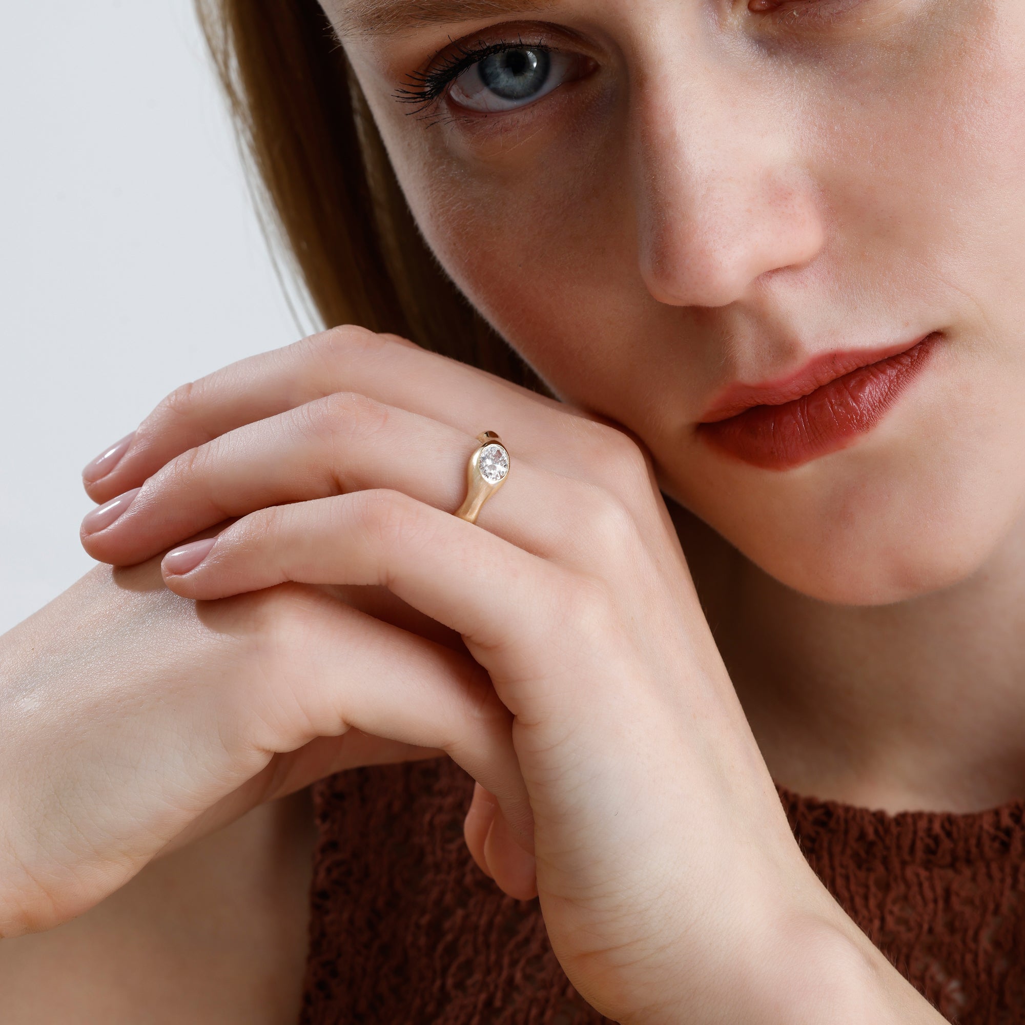 Oval Lab Grown Diamond Ring – Zirae