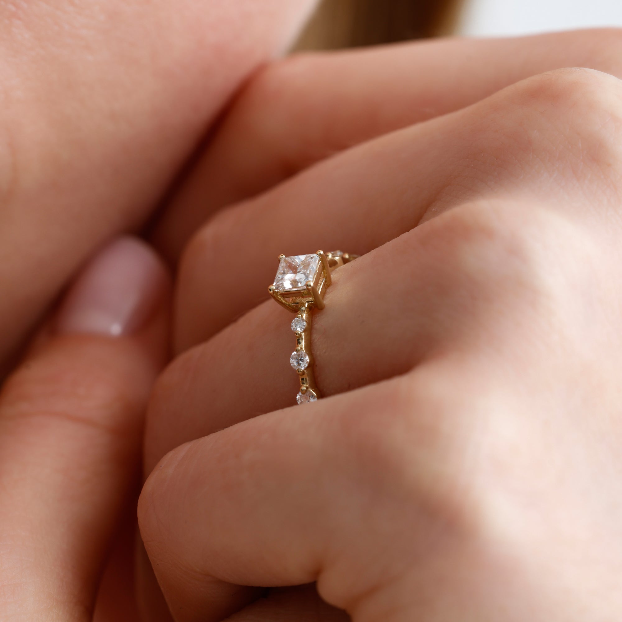 Princess Cut Lab Grown Diamond Ring – Zivar