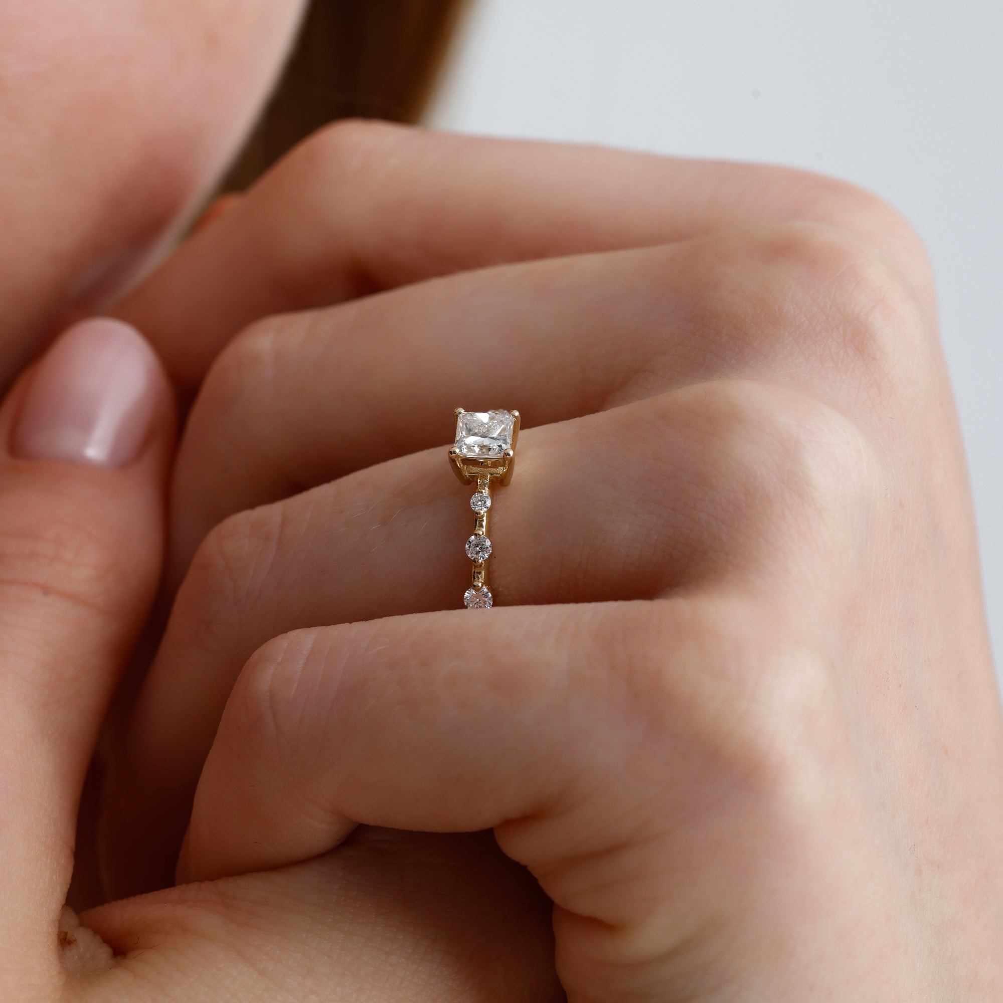 Princess Cut Lab Grown Diamond Ring – Zivar